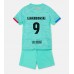 Barcelona Robert Lewandowski #9 Replika Babykläder Tredje matchkläder barn 2023-24 Korta ärmar (+ Korta byxor)